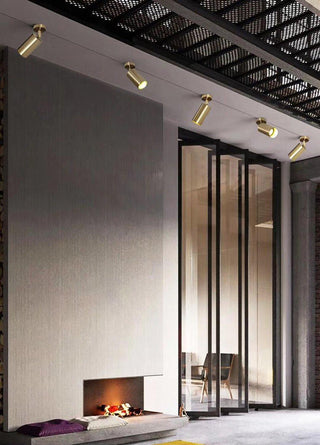 Cacaryra Plafonnier Moderne Minimaliste en Laiton