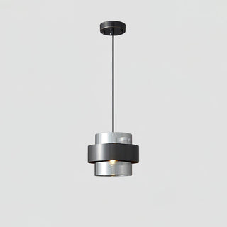 Solara Suspension en Laiton Cylindre Verre Contemporain