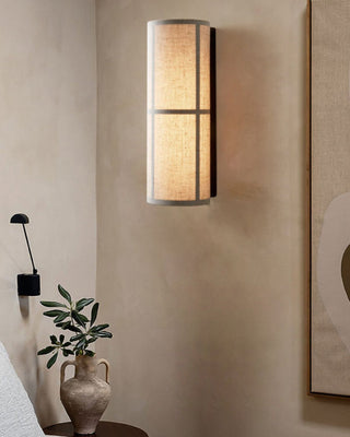 Lustra Wall Lamp Cylinder Fabric Soft Glow-Luire