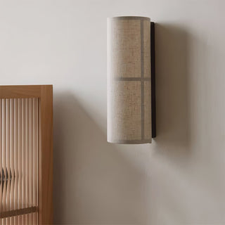 Lustra Wall Lamp Cylinder Fabric Soft Glow-Luire