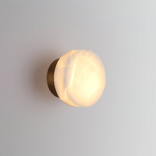 Glim Applique Murale Moderne Minimaliste En Laiton Et Albâtre