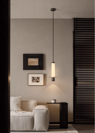 Eirenelia Suspension en Albâtre Cylindrique