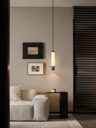Eirenelia Suspension en Albâtre Cylindrique