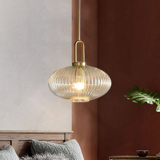 Arisha Moderne LED Suspension Doré Métal Verre Salle à Manger
