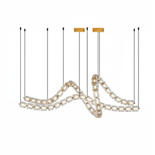 Gabriel Gold Chandelier-Neutral Decor