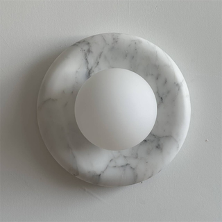 Zoraean Applique Murale Marbre Blanc Élégance Premium