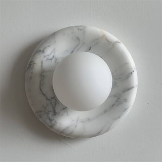 Zoraean Applique Murale Marbre Blanc Élégance Premium