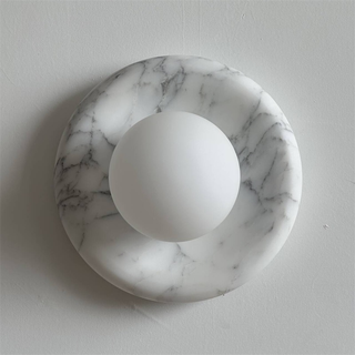 Zoraean Applique Murale Marbre Blanc Élégance Premium