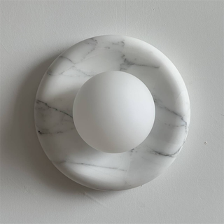 Zoraean Applique Murale Marbre Blanc Élégance Premium