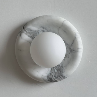 Zoraean Applique Murale Marbre Blanc Élégance Premium