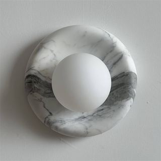 Zoraean Applique Murale Marbre Blanc Élégance Premium
