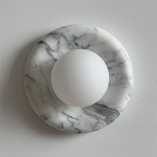 Zoraean Applique Murale Marbre Blanc Élégance Premium
