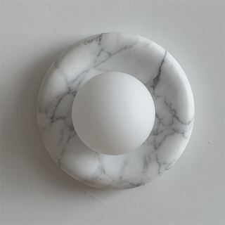 Zoraean Applique Murale Marbre Blanc Élégance Premium