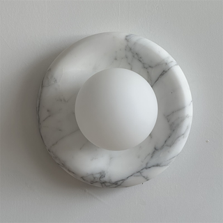 Zoraean Applique Murale Marbre Blanc Élégance Premium