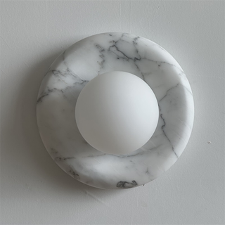 Zoraean Applique Murale Marbre Blanc Élégance Premium