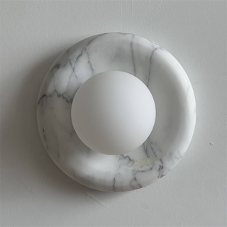 Zoraean Applique Murale Marbre Blanc Élégance Premium