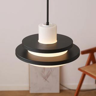 Valentina Milieu du Siècle Bauhaus Suspension Verre Chambre à Coucher Salle à Manger