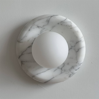 Zoraean Applique Murale Marbre Blanc Élégance Premium
