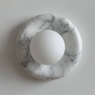 Zoraean Applique Murale Marbre Blanc Élégance Premium