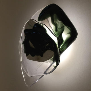 Beatrice Applique Murale Artistique en Verre Noir