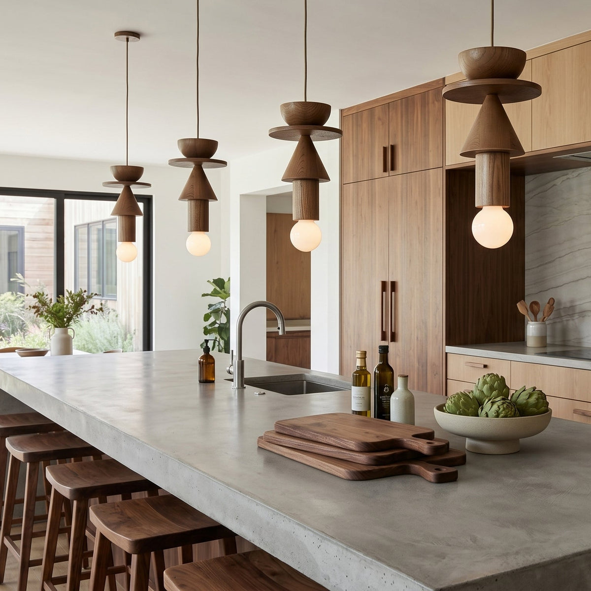 Model C of the Vanya Geometric Pendant Light with its distinct shape.