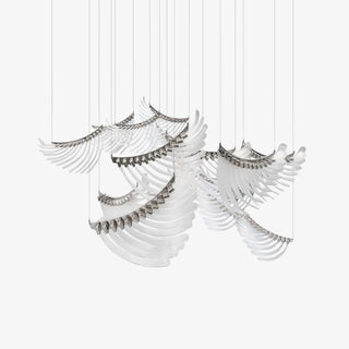 Eurrinia Verre Aile Groupe Lustre