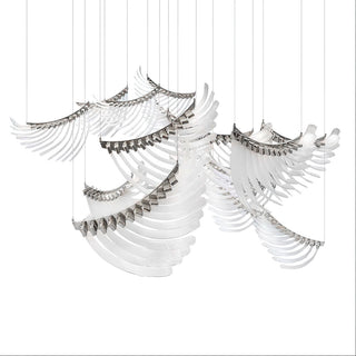 Eurrinia Verre Aile Groupe Lustre