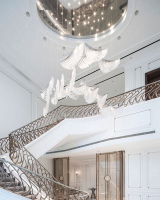 Eurrinia Verre Aile Groupe Lustre