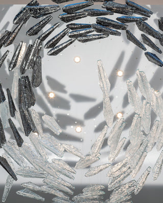 Nyvinia Verre Plume Forme Lustre