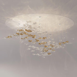 Vecarisra Suspension Lampes Art Verre Tidal Luxe