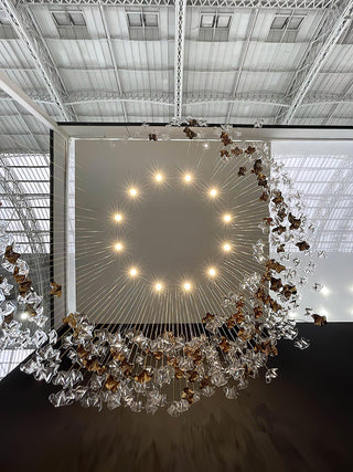 Vecarisra Suspension Lampes Art Verre Tidal Luxe