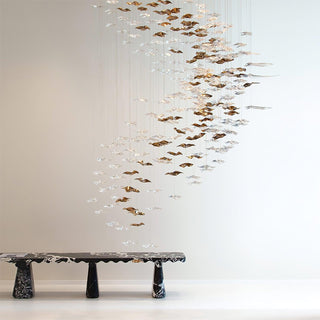 Cezorisra Lustre Linéaire en Laiton de Luxe