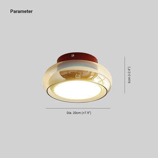 June Plafonnier Industriel Verre