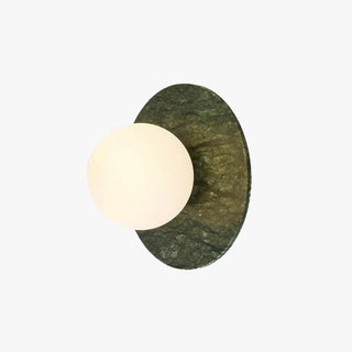 Enox Applique Murale Minimaliste à Globe en Marbre