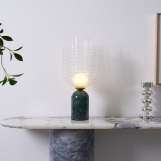 Selisette Lampe de Table en Marbre Élégante