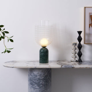 Selisette Lampe de Table en Marbre Élégante