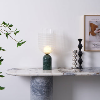 Selisette Lampe de Table en Marbre Élégante