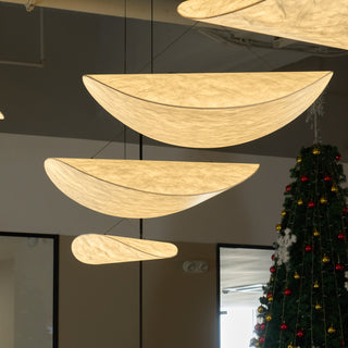 Vela Lampe Suspendue Minimaliste en Soie