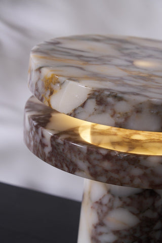 Selerine Lampe de Table en Marbre