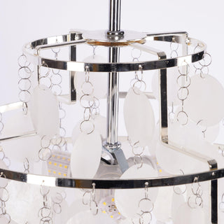 Lustra Suspension Lampe Anneau Rond en Coquillage
