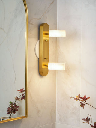 Orshaa Linéaire Travertin Vanité Lumière