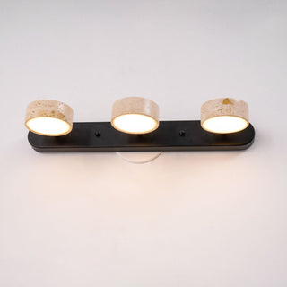 Orshaa Linéaire Travertin Vanité Lumière
