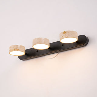 Orshaa Linéaire Travertin Vanité Lumière