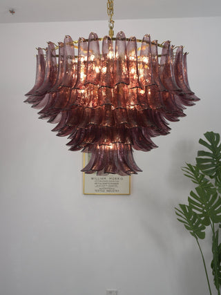 Amethyst Bloom Chandelier-Neutral Decor