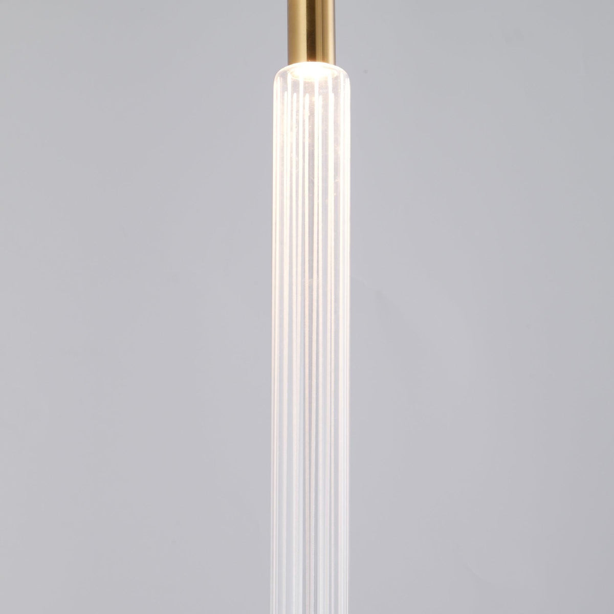 Torilia Lampe à suspension en cristal cylindrique Cipher contemporaine