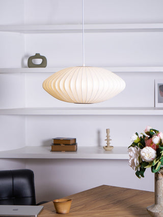 Nebula Lampe Suspendue en Soie de Mûrier Boule