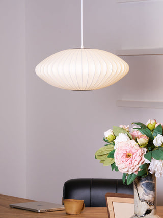 Nebula Lampe Suspendue en Soie de Mûrier Boule