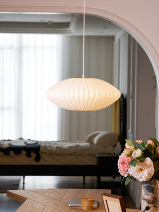 Nebula Lampe Suspendue en Soie de Mûrier Boule