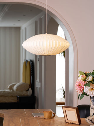 Nebula Lampe Suspendue en Soie de Mûrier Boule