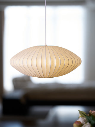 Nebula Lampe Suspendue en Soie de Mûrier Boule
